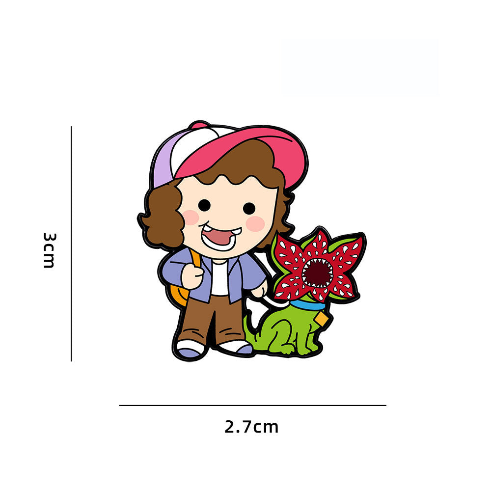 Pin's Stranger Things Dustin et Dart vu de face