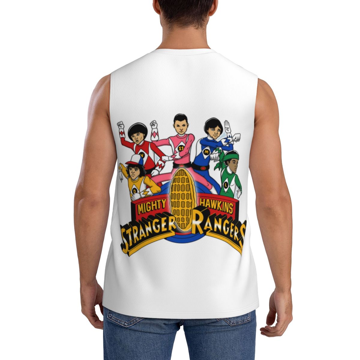 Débardeur Stranger Things Mighty Hawkins Rangers – visuel 3