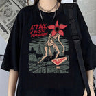 Camiseta de mujer Stranger Things Attack of the 50 ft Demogorgon