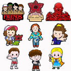 Pack de 9 pins chibi Stranger Things Hawkins
