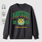 Sudadera oversize Stranger Things Hawkins High School tigre