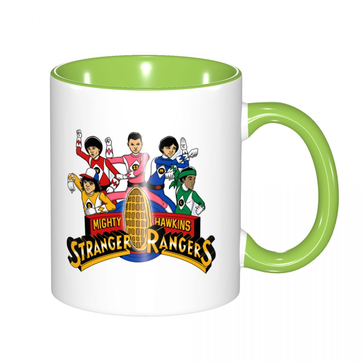 Mug Stranger Things Mighty Hawkins Rangers – coloris Vert