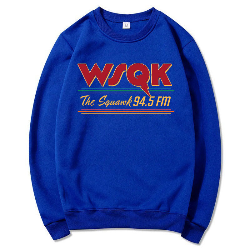 Sweat Stranger Things WSQK The Squawk – coloris Bleu