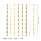 Pajitas de papel Stranger Things (pack de 10)