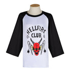 Camiseta de hombre Stranger Things Hellfire Club mangas raglán
