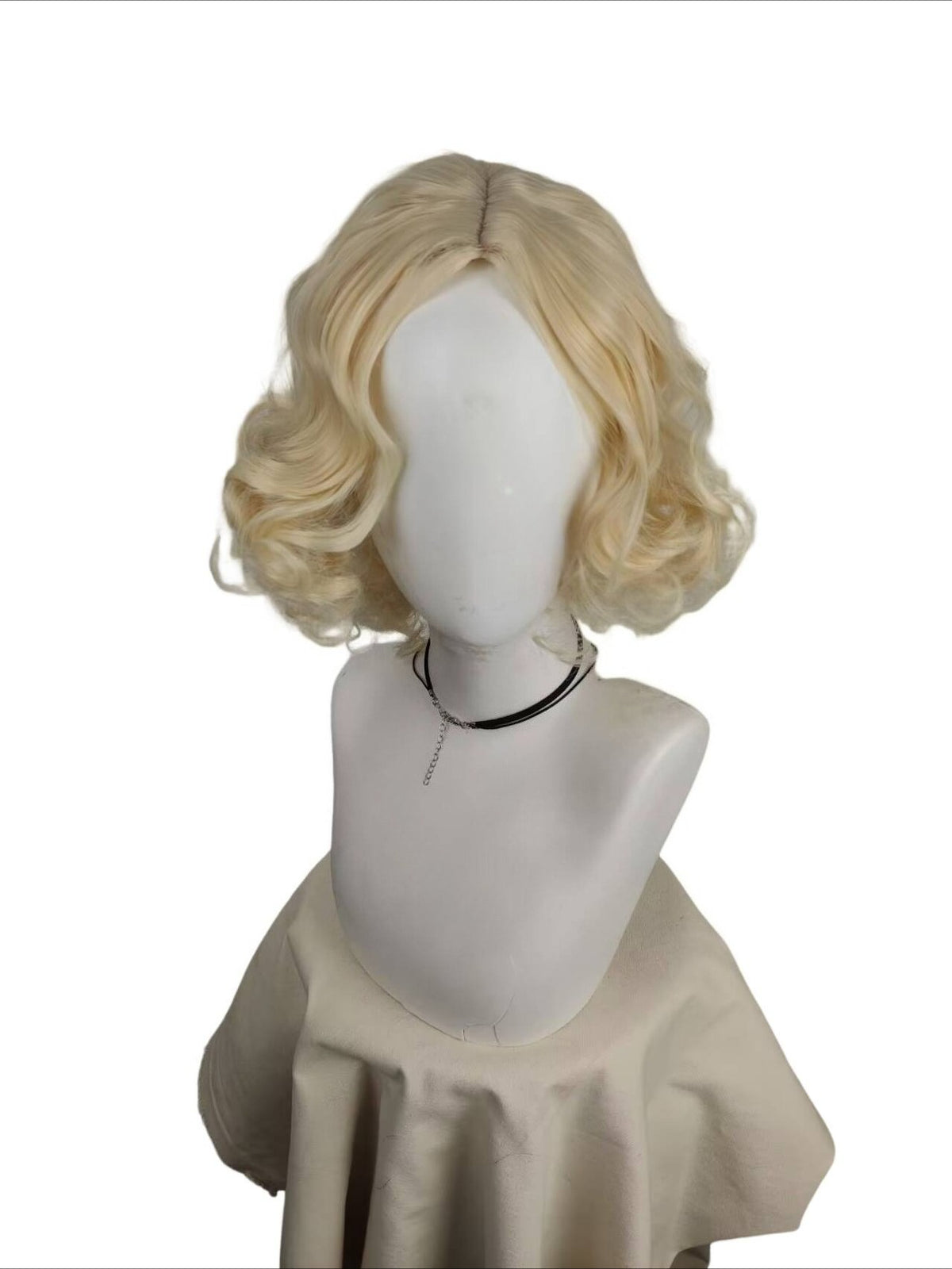 Perruque blonde Stranger Things Onze vu de face