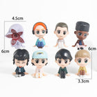 Pack de 8 figuras Stranger Things la pandilla de Hawkins serie A