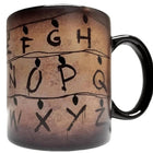 Taza térmica que cambia de color Stranger Things pared alfabeto