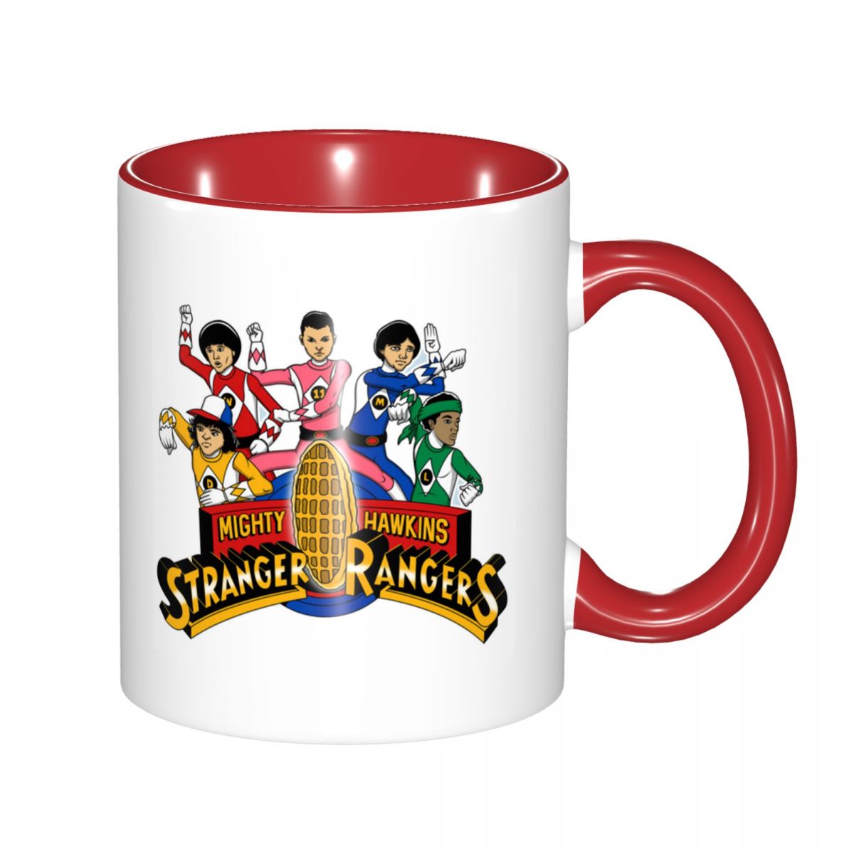 Mug Stranger Things Mighty Hawkins Rangers – coloris Rouge