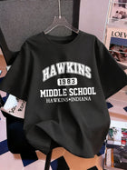 Camiseta de hombre Stranger Things Hawkins Middle School 1983