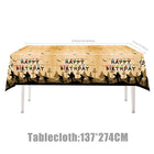 Mantel Stranger Things bosque y guirnalda 137 x 274 cm