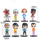 Pack de 8 figuras Stranger Things la pandilla de Hawkins serie B