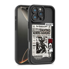 Funda iPhone de silicona Stranger Things periódico Hawkins Post
