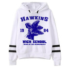 Sudadera blanca Stranger Things Hawkins High School 1984
