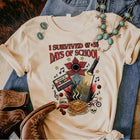 Camiseta de mujer Stranger Things I Survived Hawkins Mixtape 84