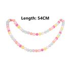 Collar de cuentas multicolores Stranger Things