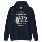 Sudadera con capucha Stranger Things Beam Me Up This Place Sucks