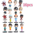 Pack de 16 figuras Stranger Things la pandilla de Hawkins