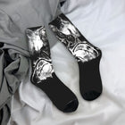 Calcetines Stranger Things Demogorgon negro y blanco