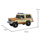 4x4 de la policía de Hawkins Stranger Things para construir