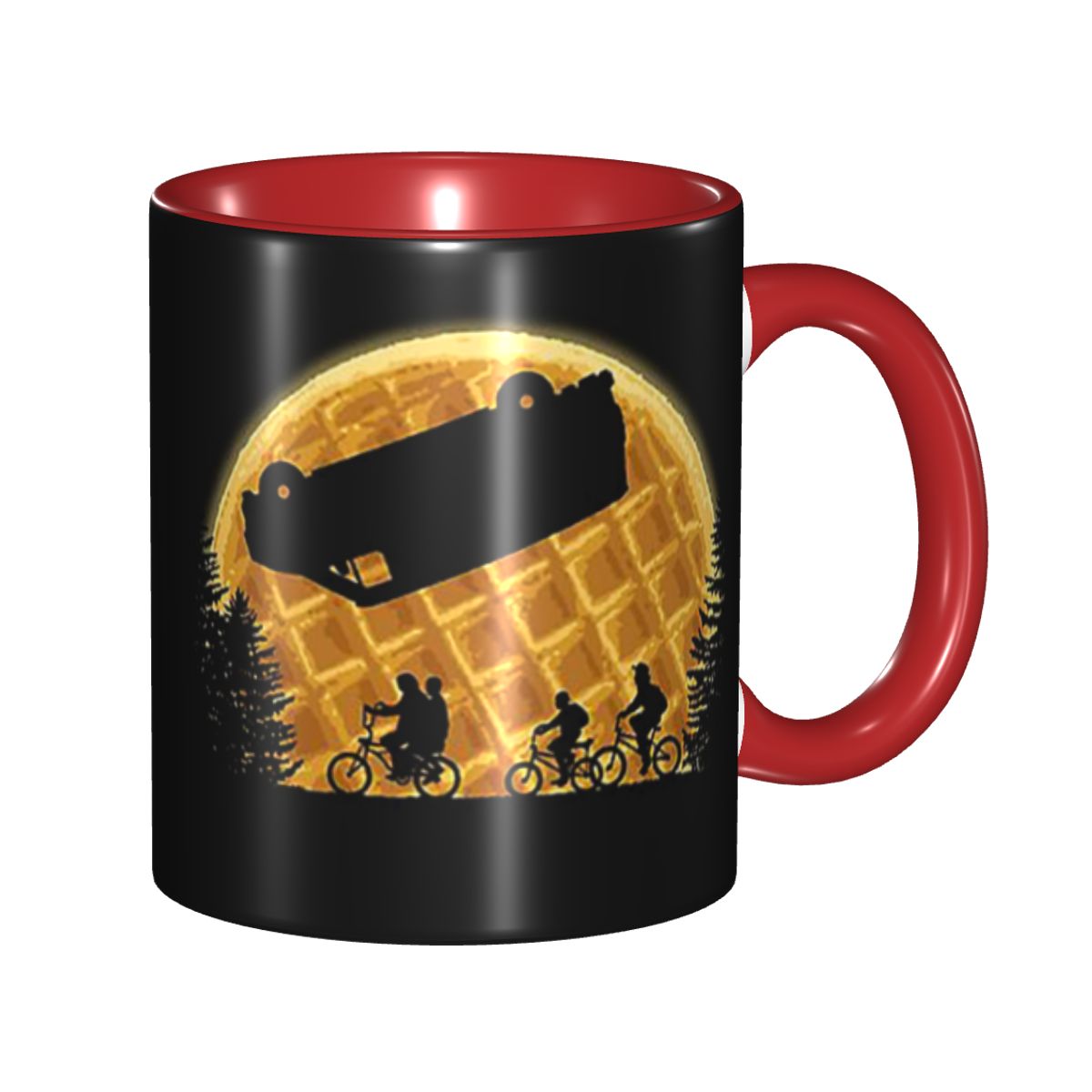 Mug Stranger Things la lune aux gaufres – coloris Rouge