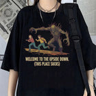 Camiseta de mujer oversize Stranger Things Welcome to the Upside Down