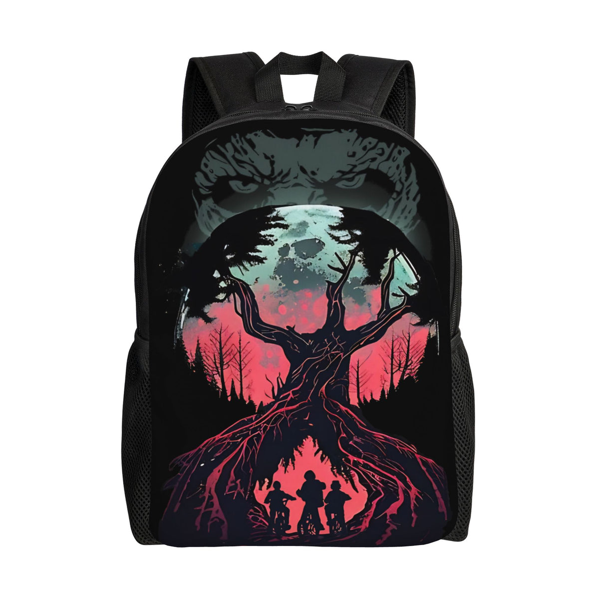 Sac à dos Stranger Things arbre du Monde à l'Envers vu de face