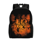 Mochila Stranger Things bosque invertido naranja