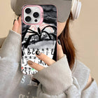 Funda iPhone mate Stranger Things Mind Flayer y pared alfabeto
