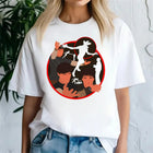 Camiseta de mujer Stranger Things Demogorgon círculo rojo