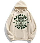 Sudadera beige Stranger Things Hawkins Tigers