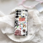 Funda Samsung mate Stranger Things garabatos
