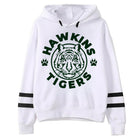 Sudadera blanca Stranger Things Hawkins Tigers