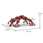 Figura para construir Stranger Things Demogorgon rojo 691 piezas