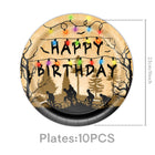 Platos kraft Stranger Things 23 cm (pack de 10)