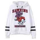 Sudadera blanca Stranger Things Hawkins Demodogs