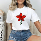 Camiseta de mujer Stranger Things corola del Demogorgon