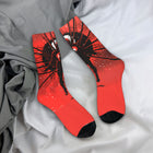 Calcetines Stranger Things Vecna rojo