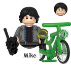 Minifigura para construir Stranger Things Mike Wheeler en bici