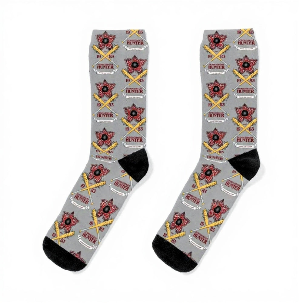 Chaussettes Stranger Things Demogorgon Hunter vu de face