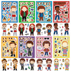 Pegatinas Stranger Things caras para componer Max y Vecna (8 láminas)