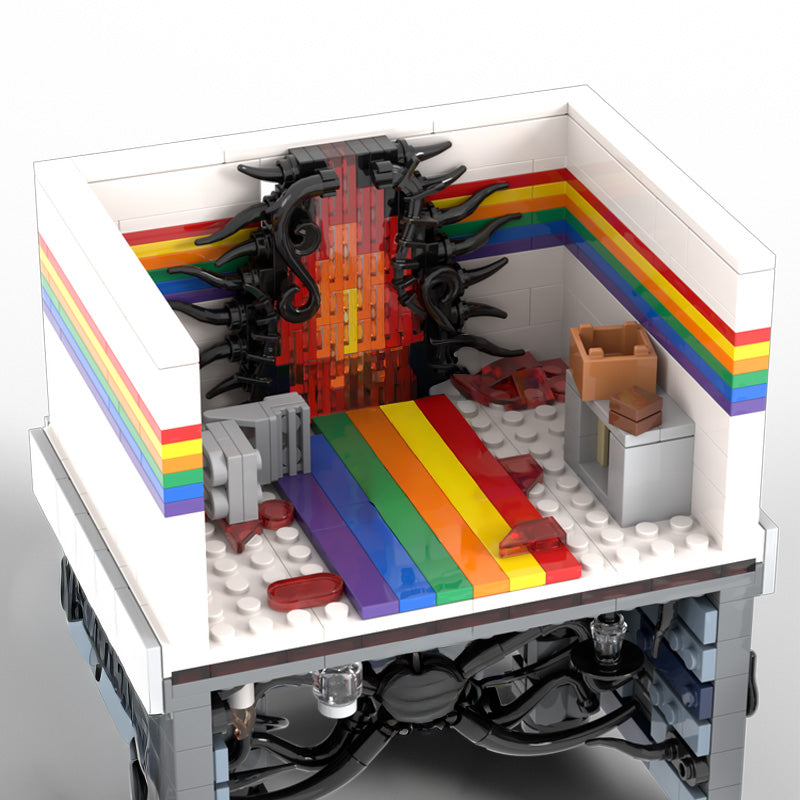Rainbow Room et portail Stranger Things à construire 661 pièces – visuel 3