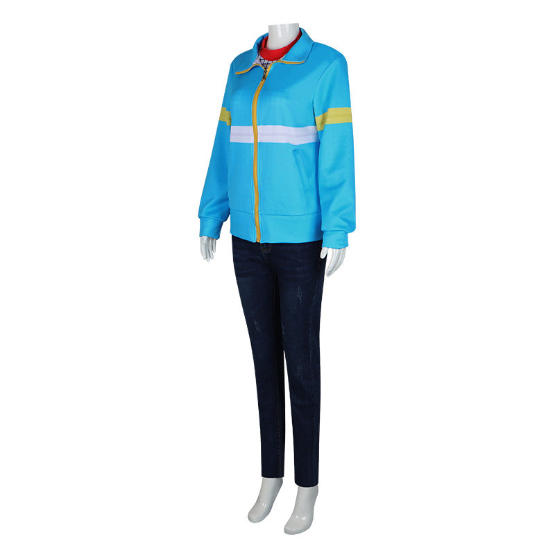Ensemble cosplay Stranger Things style Max Mayfield veste et chemise – visuel 3