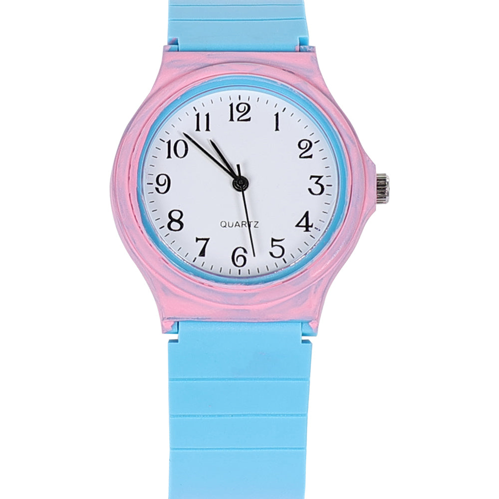Montre Stranger Things rose et bleue années 80 – visuel 2