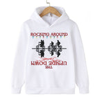 Sudadera infantil Stranger Things Rocking Around the Upside Down blanca