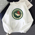 Sudadera con capucha blanca Stranger Things Demogorgon Hunting Club