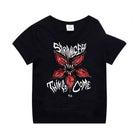 Camiseta infantil negra Stranger Things Stranger Things Come