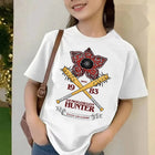 Camiseta infantil Stranger Things Demogorgon Hunter 1983