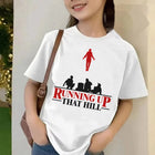 Camiseta infantil Stranger Things Running Up That Hill flecha