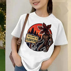 Camiseta infantil Stranger Things Welcome to Hawkins Demogorgon